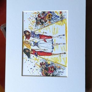 BRIGHTON Tom Clancy Art Print Fashion Show 8x10 NWOT